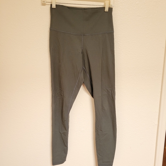 Everlane The Perform Sculpt Legging Forest Green Small Crop Yoga Workout Gym - Picture 2 of 5